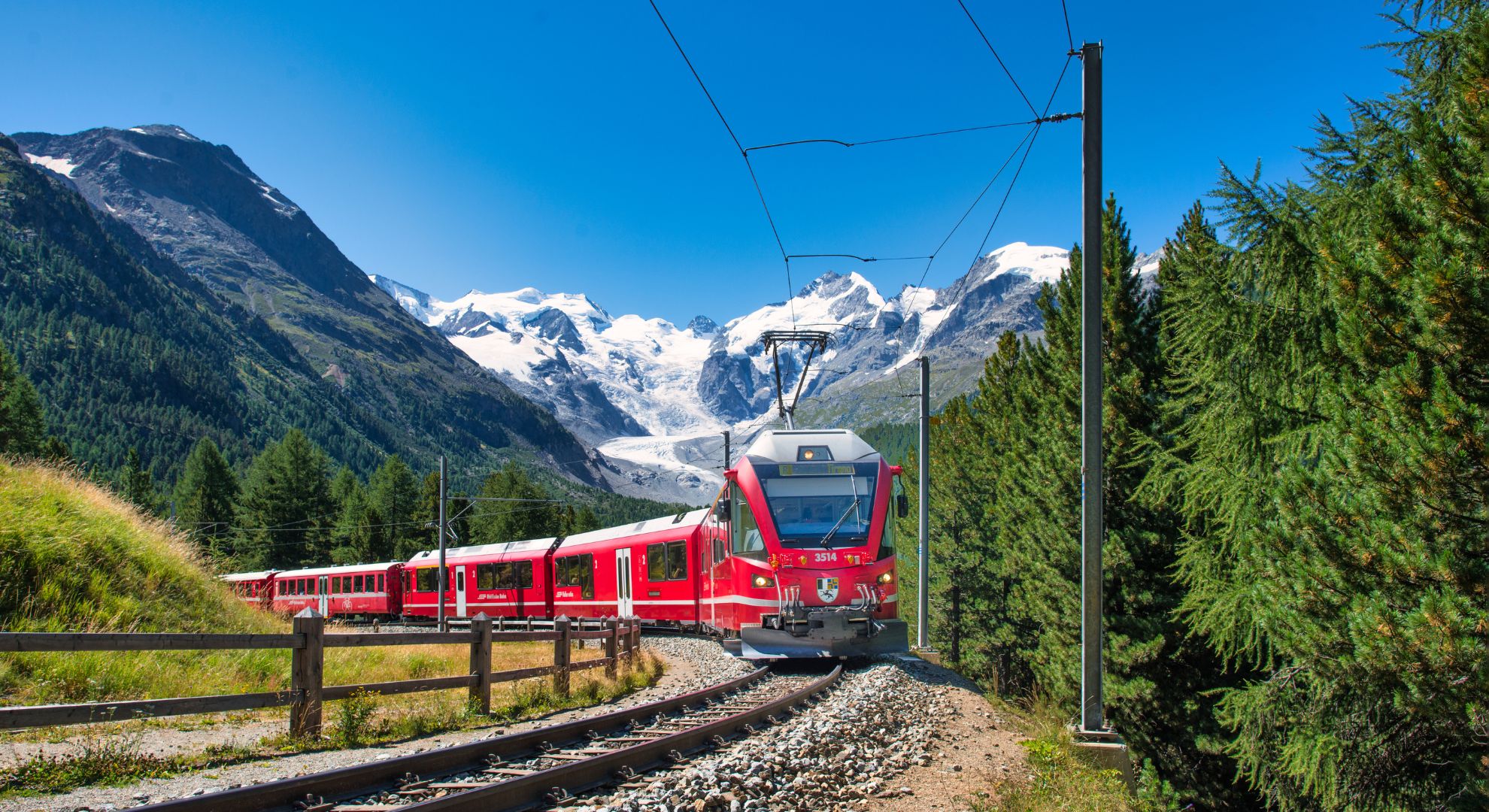 Czerwony Pociąg – malownicza podróż przez Alpy