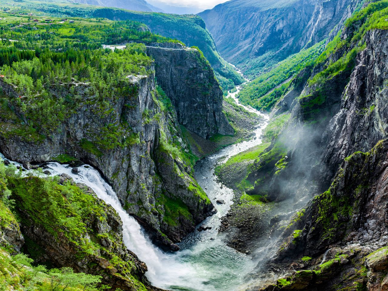 wodospad Voringfossen
